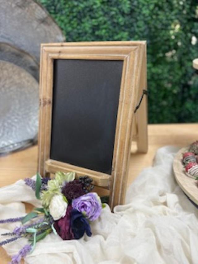 Where to find EASEL,CHALKBOARD MINI in White Oak